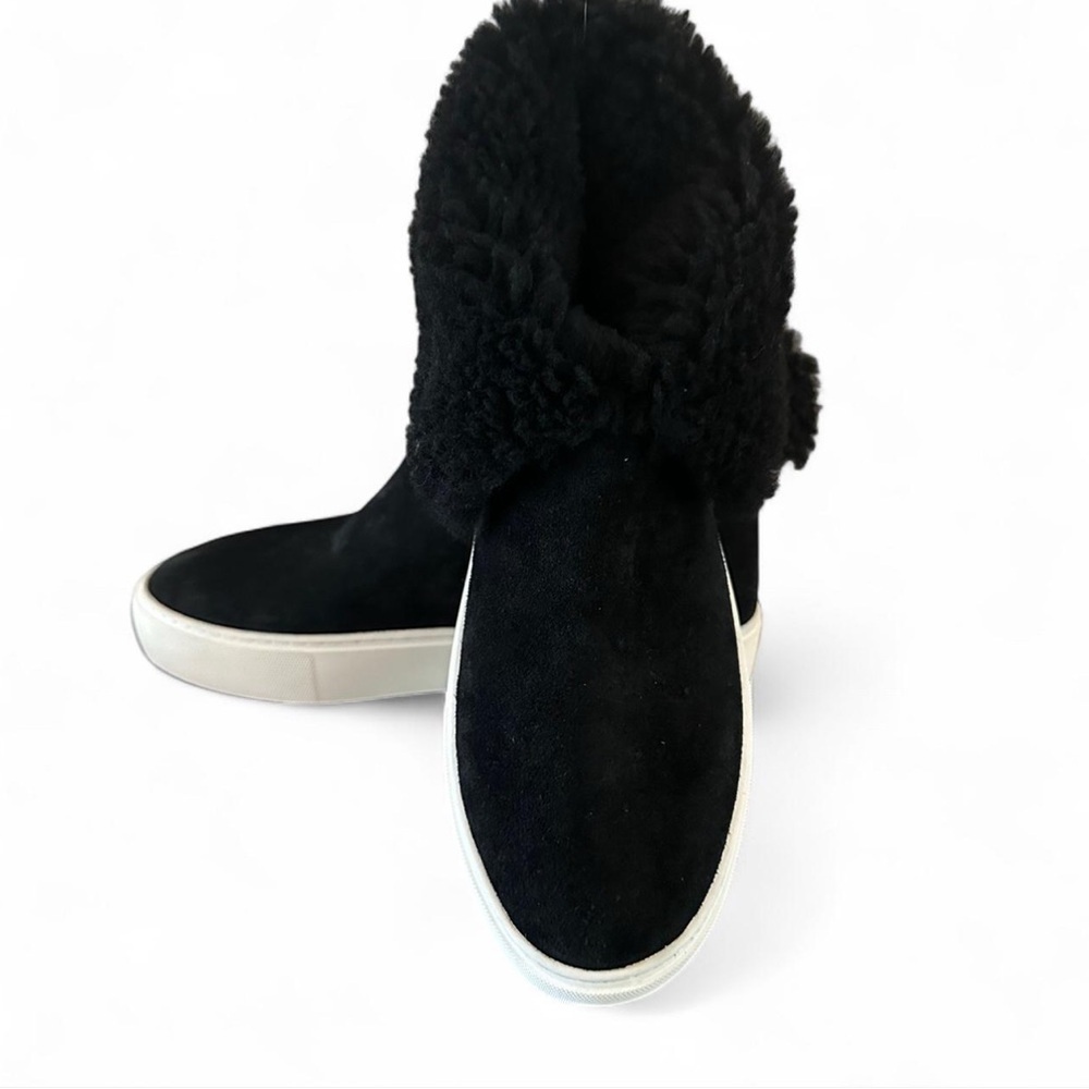 UGG Black Suede Lynus Winter Boots
